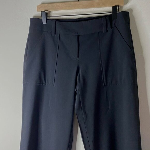 Trina Turk Black Straight Leg Dress Pants Size 4 - Picture 3 of 12